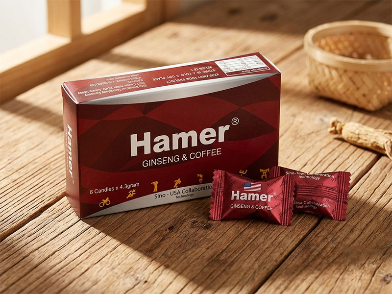 Kẹo nhân sâm ngậm tăng cường sinh lý nam giới HAMER chính hãng